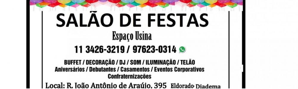 Salão de Festas Diadema Espaço Usina Eventos