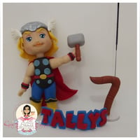 Topo de Bolo - Thor