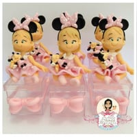 Lembrancinhas personalizadas.
Tema: Minnie Rosa