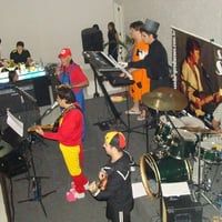 Banda na segunda parte do show