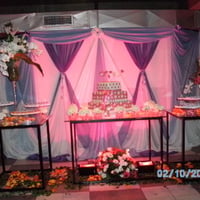 mesa de bolo decorada