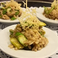 Risoto de aspargos