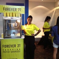 Inauguração da 1º Loja Forever 21 / BH/MG ( Pátio Savassi / 2015 ) *Pipoca/Algodão Doce / Chup-Chup.