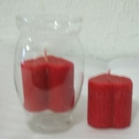 vela coração no vidro 
indicado para decoração de:casamento,dia dos namorados e dia das mães.
r$7,