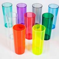 copos long drink 350 ml cores translúcidas, acrílico de excelente qualidade. Personalizado em silk 1