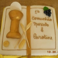 Bolo de primeira comunhão