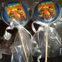 PIRULITOS DE CHOC.COM O TEMA EM PAPEL DE ARROZ!!!!!!!!