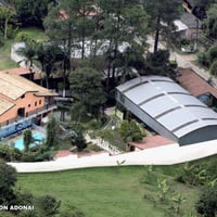 vista aérea da chácara