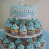 Torre de Cupcakes - Batizado