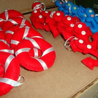 lembrancinha de nascimento (chaveiros)