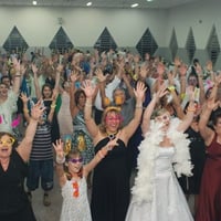 E na recepção dos convidados, energia e alegria contagiantes!!