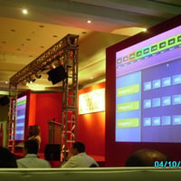 Evento coorporativo - Sistema de projeção