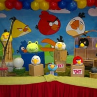 decoração infantil angry birds