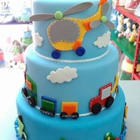 Bolo cenográfico brinquedos