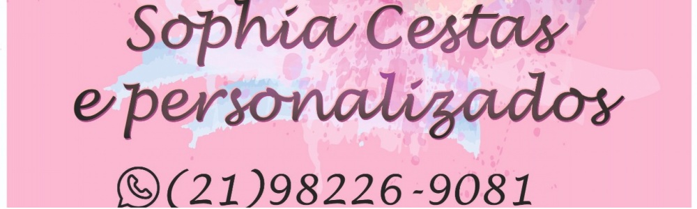 Sophia cestas Personalizados