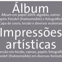 Albuns e livros em fine arts