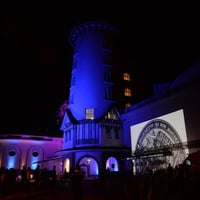 Projeção Fachada + Projeto Iluminação Fachada - SESC Quitadinha Festival de Inverno 2015