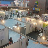 Stands básicos de 9m² na Feira das Profissões do Colégio 7 de setembro dia 30/06/2014 na FA7.