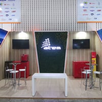 stand construído em Congresso em Curitiba