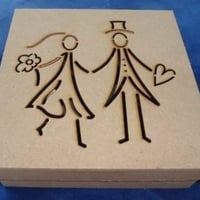 Caixa em mdf gravado a laser