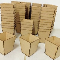 Cachepot cortados a laser - variados tamanhos
