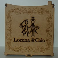 Lembranças para casamento caixa em mdf corte a laser