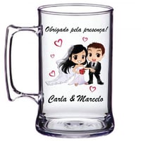 Caneca em acrílico