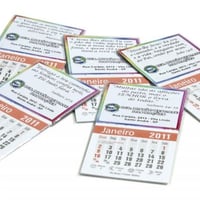 Mini Calendário Imantado