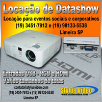 Locação de datashow para empresas e eventos