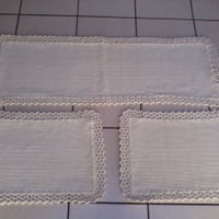 jogo cor branco três peças