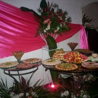 Mesa de Frios de vidro.