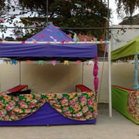 Barraquinha de festa junina  3x3 ,balcao frontal e lateral