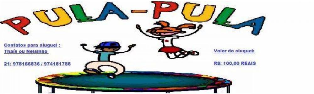 Aluguel de pula pula (cama elástica)