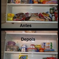 Antes x Depois - Despensa