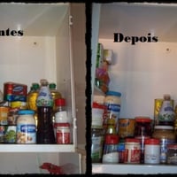 Antes x Depois - Despensa