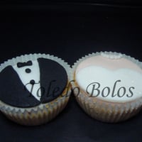 Cupcakes de noivinhos