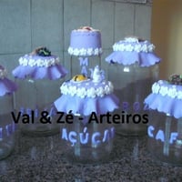 vidros de mantimentos