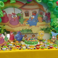 Mesa com painel