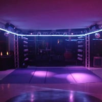 Pista em U com led´´s