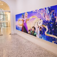 Painel em tecido para aniversários, casamentos...