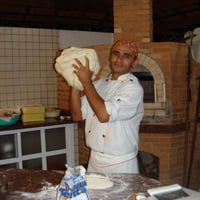preparando a massa