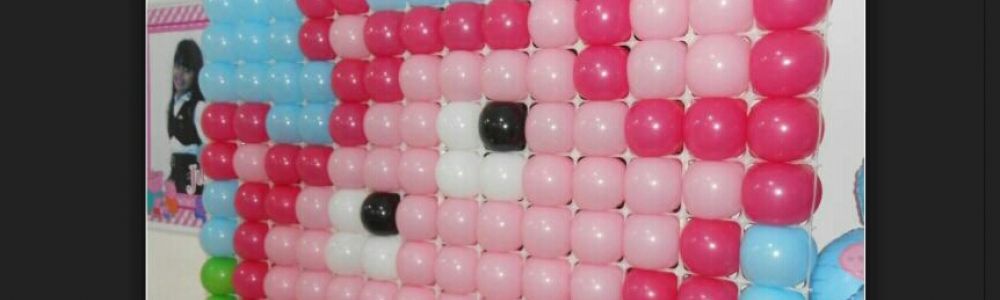 Decoração com balão