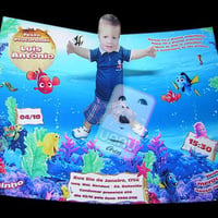 Convite Pop-up Nemo