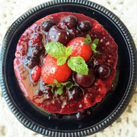 Mini CheeseCake de Frutas Vermelhas
