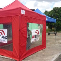 TENDA STAND - LATERAIS E LOGO
