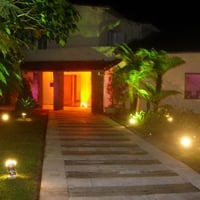 decoração com pontos de luz