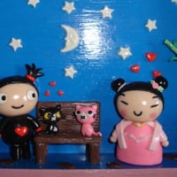 abajur caixa pucca