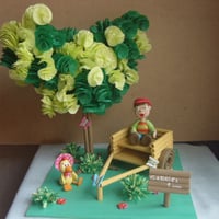enfeite de mesa cocoricó