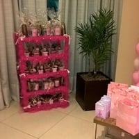 Espaço das Lembrancinhas e dos Brindes que foram sorteados durante a festa.