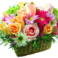 Cesta de flores